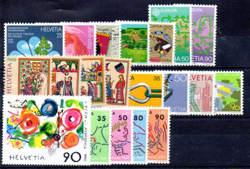 Швейцария 1988 год (**)