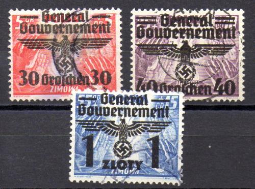 German Occupations Central Government No. Michel 30/32 (o)