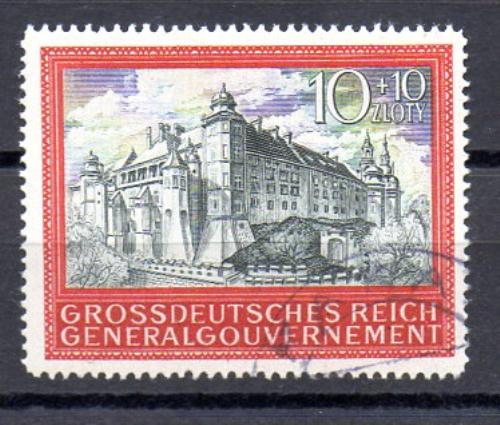 German Occupations General Government No. Michel 125 (o)