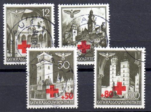 German Occupations General Government No. Michel 52/55 (o)