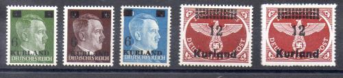 Kurland Nº Michel 1/4B (**)
