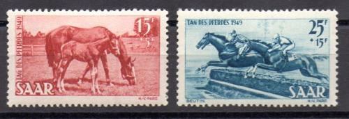 Sarre Año 1949 Nº Michel 265/66 (*)