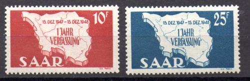 Sarre Año 1948 Nº Michel 260/61 (*)