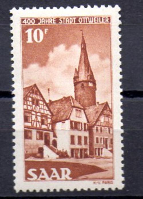 Sarre Año 1950 Nº Michel 296 (*)