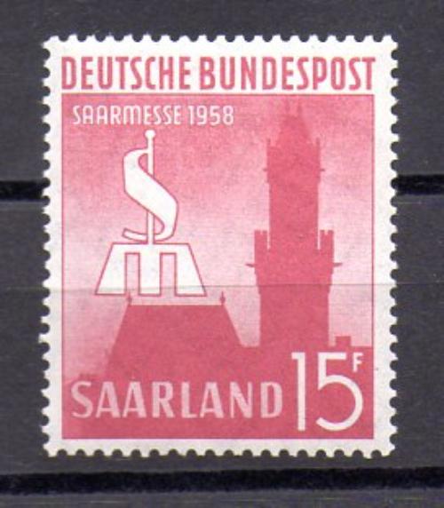 Sarre Año 1958 Nº Michel 435 (*)
