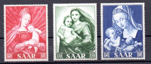 Sarre Año 1954 Nº Michel 351/53 (**)