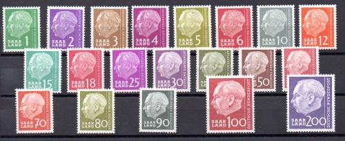 Saar Year 1957 No Michel 380/99 (**) no gum