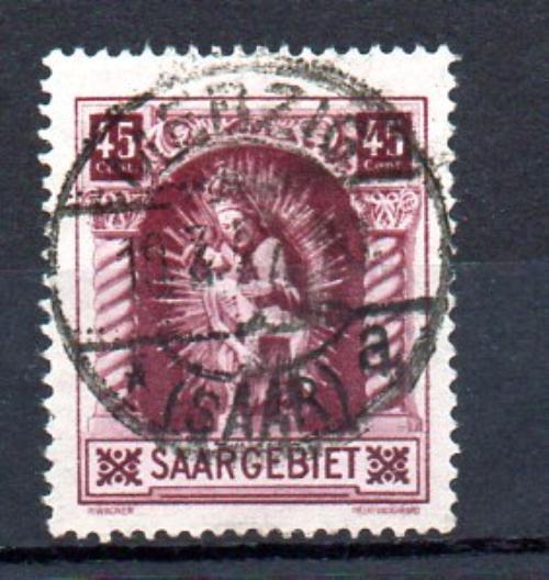 Sarre Año 1925/27 Nº Michel 102 (o)