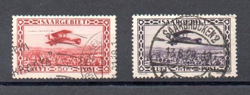 Sarre Año 1928 Nº Michel 126/27 (o)