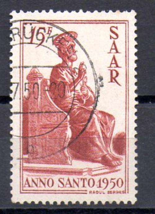 Sarre Año 1950 Nº Michel 294 (o)
