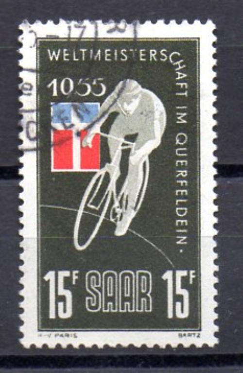 Saar Year 1955 No. Michel 357 (o)