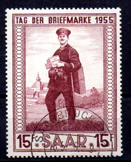 Sarre Año 1955 Nº Michel 361 (o)