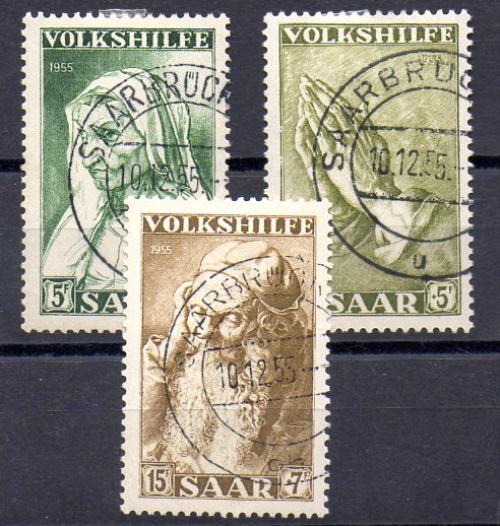 Saar Year 1955 No. Michel 365/68 (o)