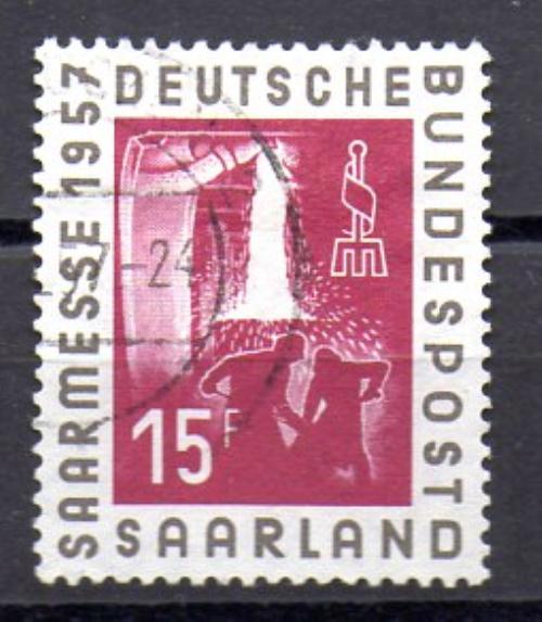 Sarre Año 1957 Nº Michel 400 (o)