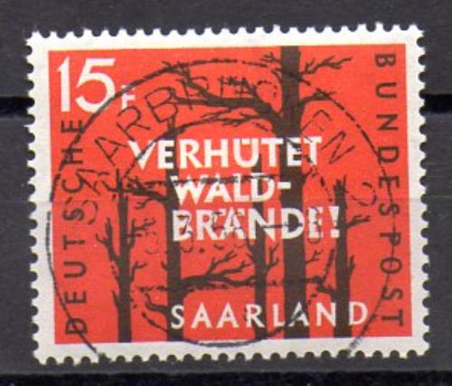 Saar Year 1957 No. Michel 431 (o)