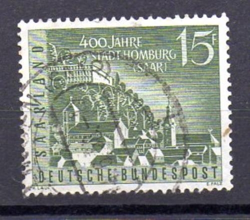 Saar Year 1958 No. Michel 436 (o)