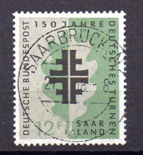Saar Year 1958 No. Michel 437 (o)