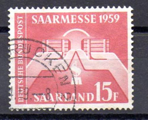 Sarre Año 1959 Nº Michel 447 (o)