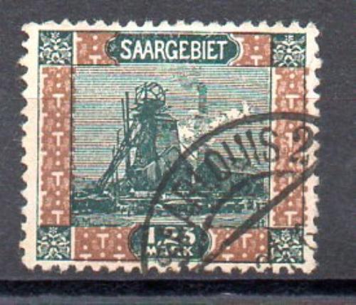 Sarre Año 1921 Nº Michel 64A (o)