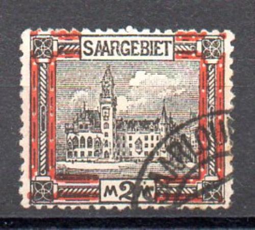 Sarre Año 1921 Nº Michel 65A (o)