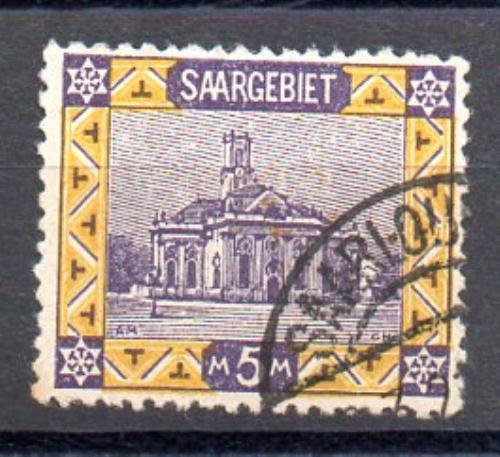 Sarre Año 1921 Nº Michel 67A (o)