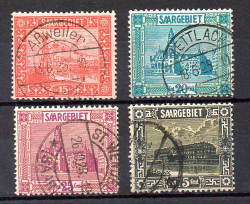 Sarre Año 1923 Nº Michel 98/01 (o)