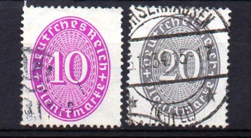 Alemanya Imperi Servei Nº Michel 125X/26X (o)