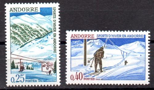 Andorra Francesa Año 1966 Nº Yvert 175/76 (**)