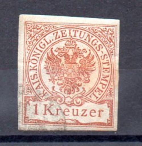 Austria Tasas Periódicos Nº Yvert 8 (*)