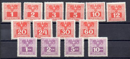 Austria Tasas Nº Yvert 171/80 (*)