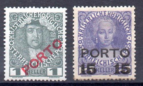 Austria Tasas Nº Yvert 47/48 (*)