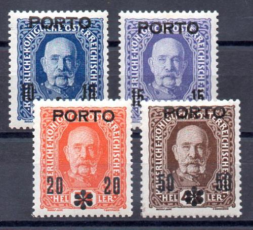 Austria Tasa Nº Yvert 60/63 (*)