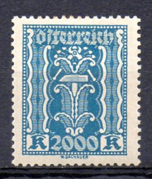 Austria Año 1923/24 Nº Yvert 320 (*) Algun punto de óxido en dientes