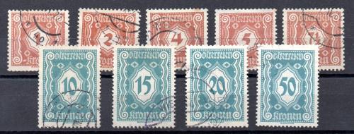 Austria Tasas Nº Yvert 102/10 (o)