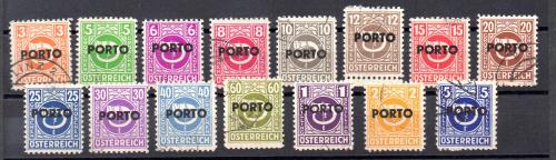 Austria Tasas Nº Yvert 185/99 (o)