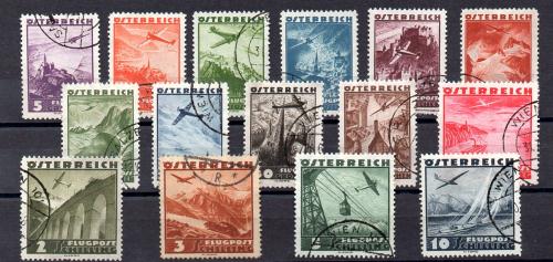 Austria aéreo Nº Yvert 12/31 (o)
