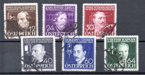 Österreich Nr. Yvert 489/494 (o)