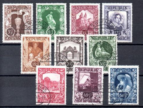 Österreich Nr. Yvert 675/684 (o)