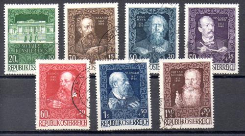Österreich Nr. Yvert 732/738 (o)