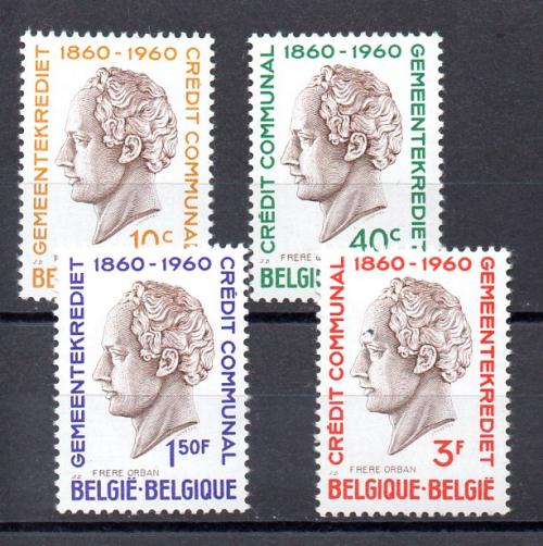 Bélgica Año 1960 Nº Yvert 1159/62 (**)