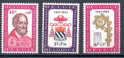 Bélgica Año 1961 Nº Yvert 1188/90 (**)