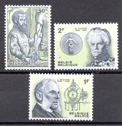 比利时 1964年 米歇尔编号 1281/83 (**)