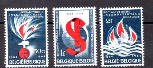 比利时 1964年 米歇尔编号 1290/92 (**)