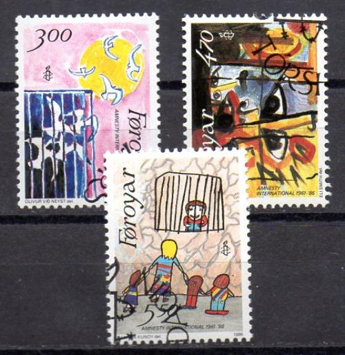 Islas Feroe Año 1986 Nº Yvert 130/32 (o)