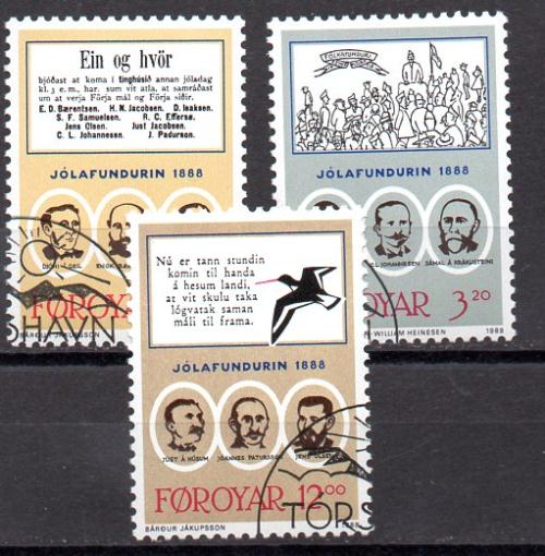 Islas Feroe Año 1988 Nº Yvert 166/68 (o)