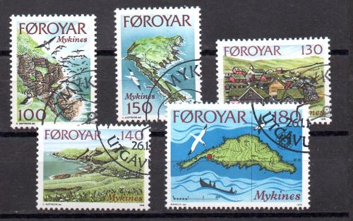 Islas Feroe Año 1978 Nº Yvert 25/29 (o)