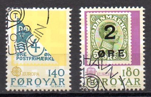 Islas feroe Año 1979 Nº Yvert 37/38 (o)