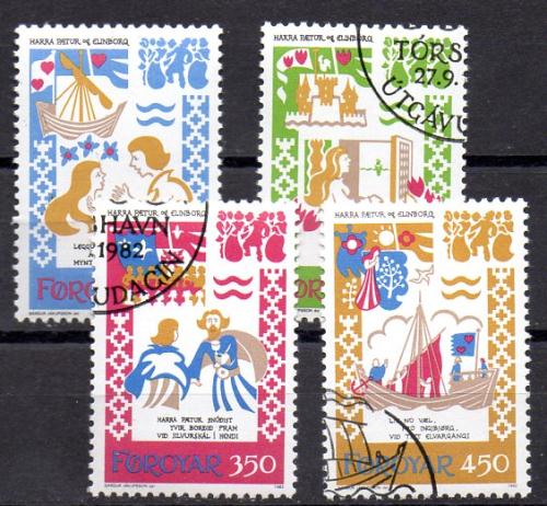 Islas Feroe Año 1982 Nº Yvert 69/72 (o)