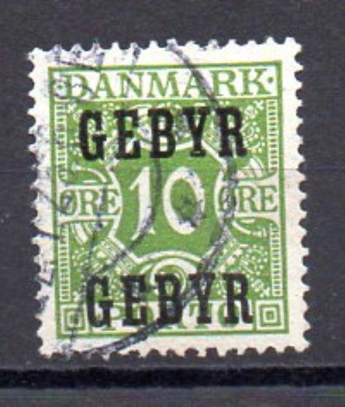 Dinamarca Taxas año 1923 Nº Yvert 19 (o)