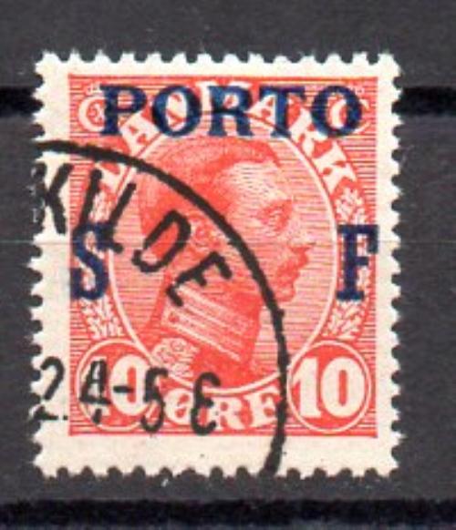 Dinamarca Taxas Año 1921 Nº Yvert 8 (o)